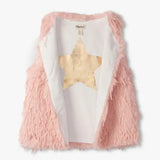 Toddler Pale Pink Feather Faux Fur Vest Hatley Kids