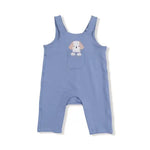 Baby Best Friend Dogs - French Terry - Embroidered Dog Pocket Overall Angel Dear