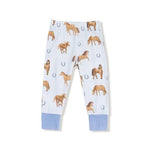Kid Horses Blue Loungewear Set Angel Dear