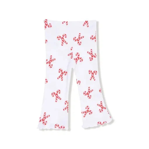 Kid Candy Cane Puffy Oversized Sweatshirt Flared Pants Angel Dear