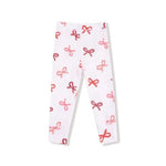Kid Candy Cane Bows - Loungewear Set Angel Dear