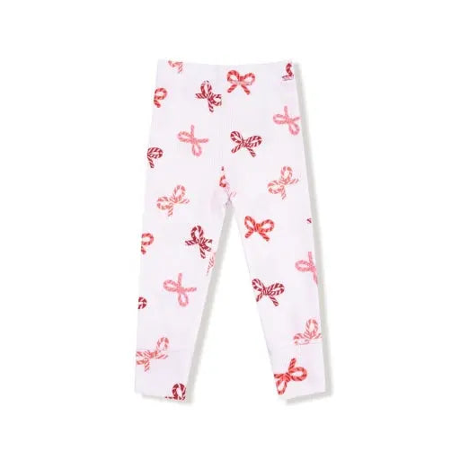 Kid Candy Cane Bows - Loungewear Set Angel Dear