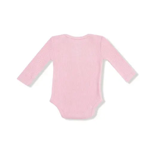 Baby Basics Cameo Wafflle Lap Shoulder Bodysuit Angel Dear
