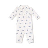 Baby Polo Romper Petite Cowboy Hat Print Angel Dear