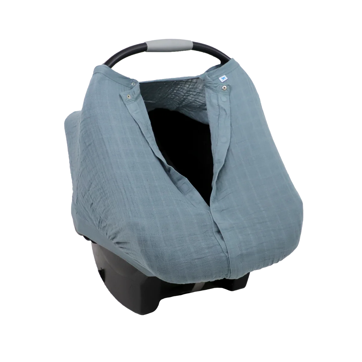 Muslin Car Seat Canopy - Sea