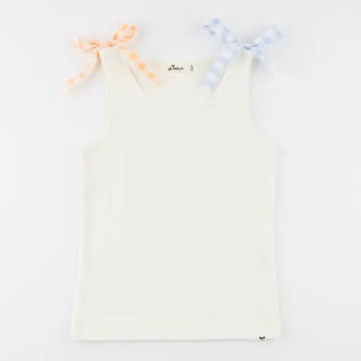 Kid Checks Bow Joy Tank Oh Baby