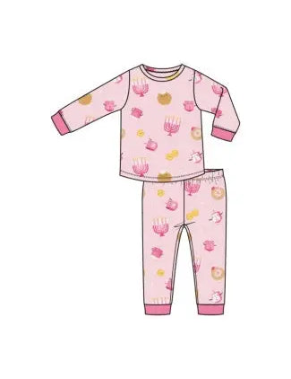Kid Hanukkah - Pink - Loungewear Set Angel Dear