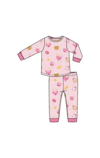 Kid Hanukkah - Pink - Loungewear Set Angel Dear