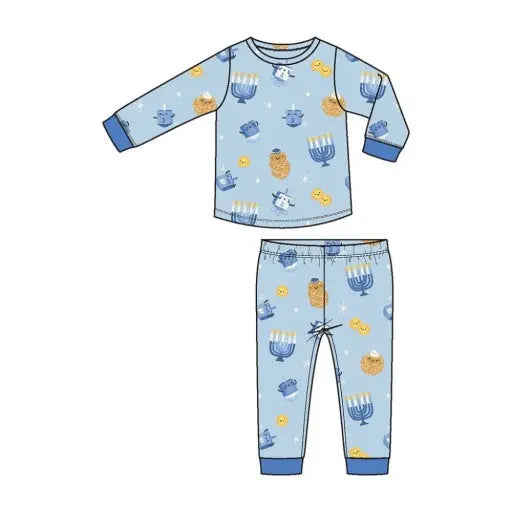 Kid Hanukkah - Blue - Loungewear Set Angel Dear