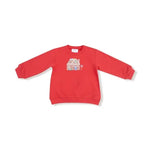 Kid Candy Cane Puffy Oversized Sweatshirt Flared Pants Angel Dear