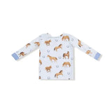 Kid Horses Blue Loungewear Set Angel Dear