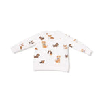 Best Friend Dogs - French Terry - Uni - Raglan Sweatshirt + Jogger Set Angel Dear