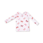 Kid Candy Cane Bows - Loungewear Set Angel Dear