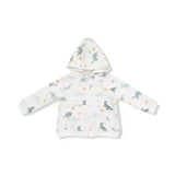 Kid Soft Dinos - French Terry- Green - Zip Hoodie and Jogger Set Angel Dear
