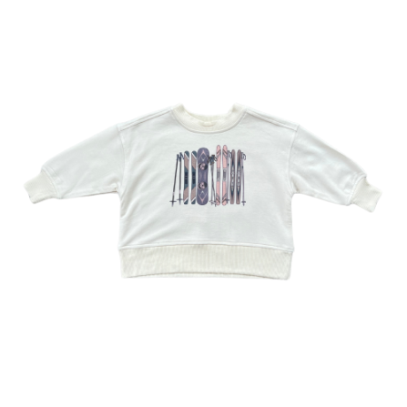 Snowy Adventures Boxy Sweatshirt