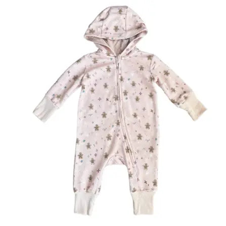 Baby Gingerbread Delightful Zip Romper Babysprouts