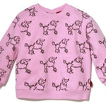 Baby Prissy Poodle Pink Sweatshirt Mon Coeur