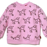 Baby Prissy Poodle Pink Sweatshirt Mon Coeur
