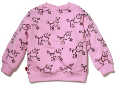 Prissy Poodle Pink Sweatshirt