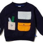 Toddler Full Pocket Sweatshirt Mon Coeur