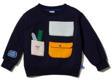 Toddler Full Pocket Sweatshirt Mon Coeur