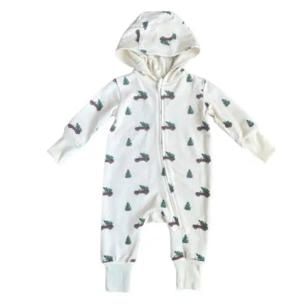 Baby Holiday Cheer Adventure Zip Romper Babysprouts