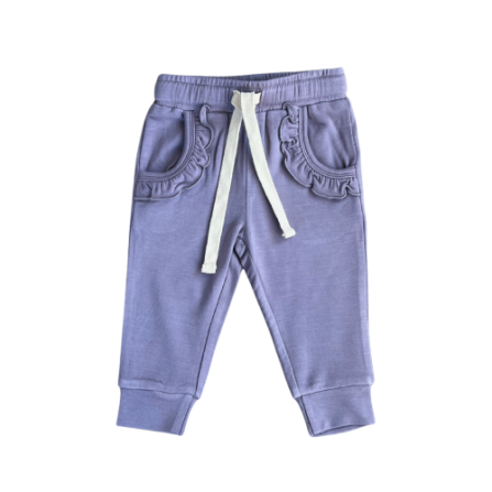 Kid Lavender Dreams Ruffle Joggers Babysprouts