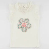 Kid Garden Party Ruffle Flower Rebekah Tank Oh Baby