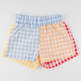 Kid Mixed Checks Emerson Shorts Oh Baby