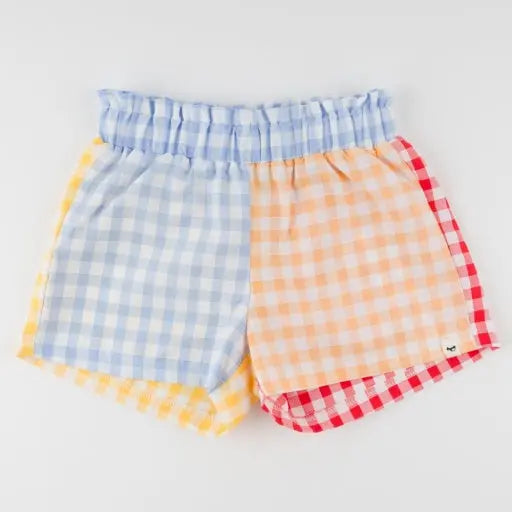 Kid Mixed Checks Emerson Shorts Oh Baby