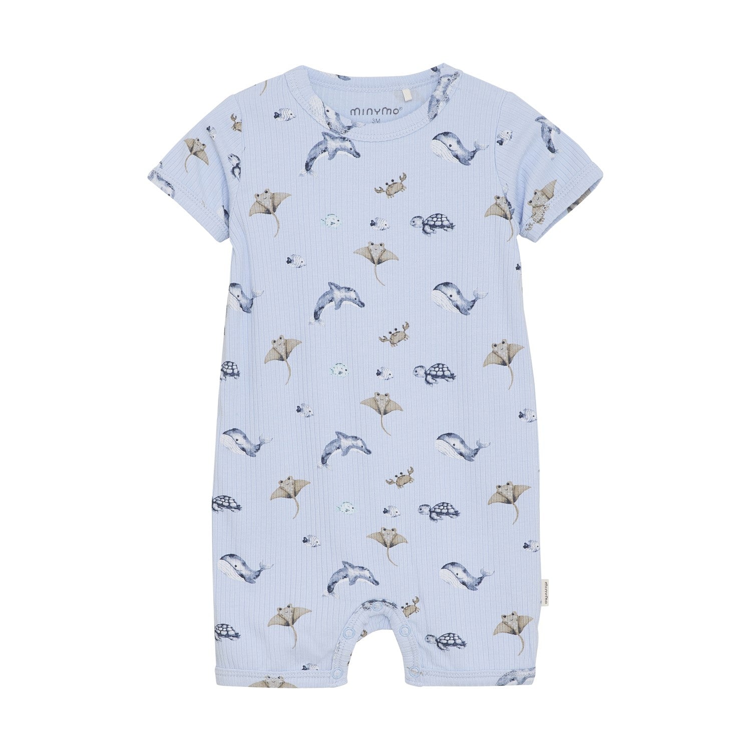 Baby Sea You Soon Ribbed Romper ROBO