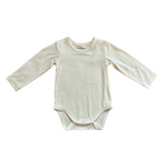 Baby Cream Long Sleeve Onesie Babysprouts