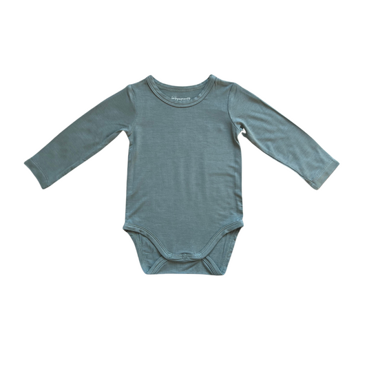 Stormie Blue Long Sleeve Onesie