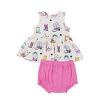 Baby Peplum Tank & Bloomer Angel Dear