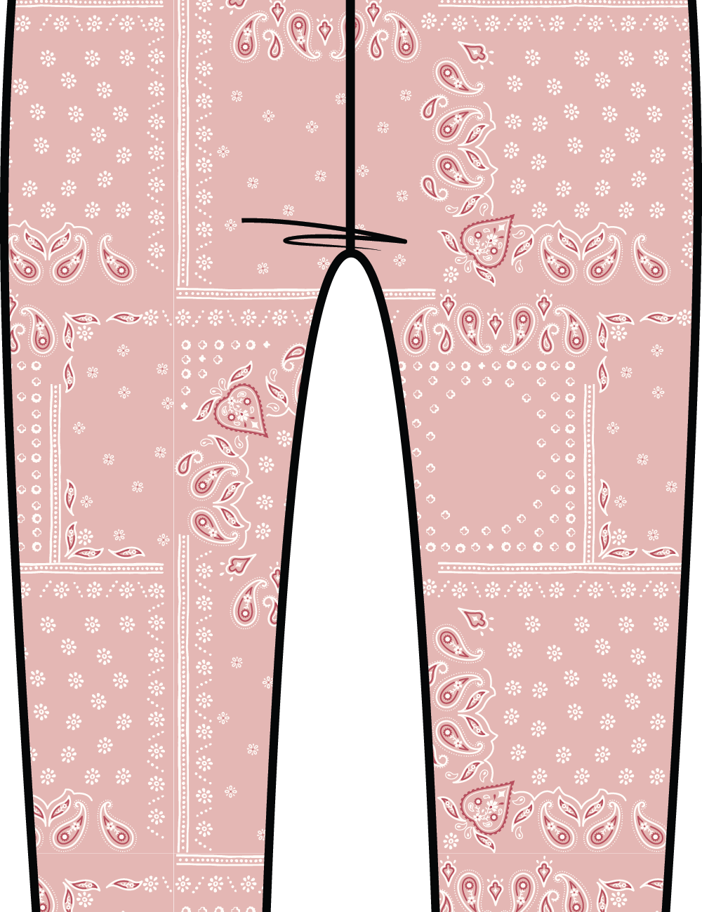 Toddler Pink Paisley Printed Leggings Miles