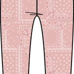 Toddler Pink Paisley Printed Leggings Miles