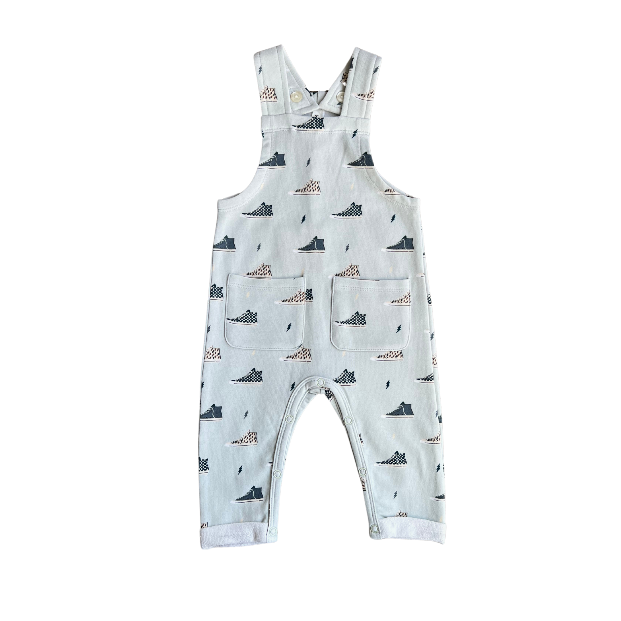 Baby Sneakin' Up Overalls Babysprouts