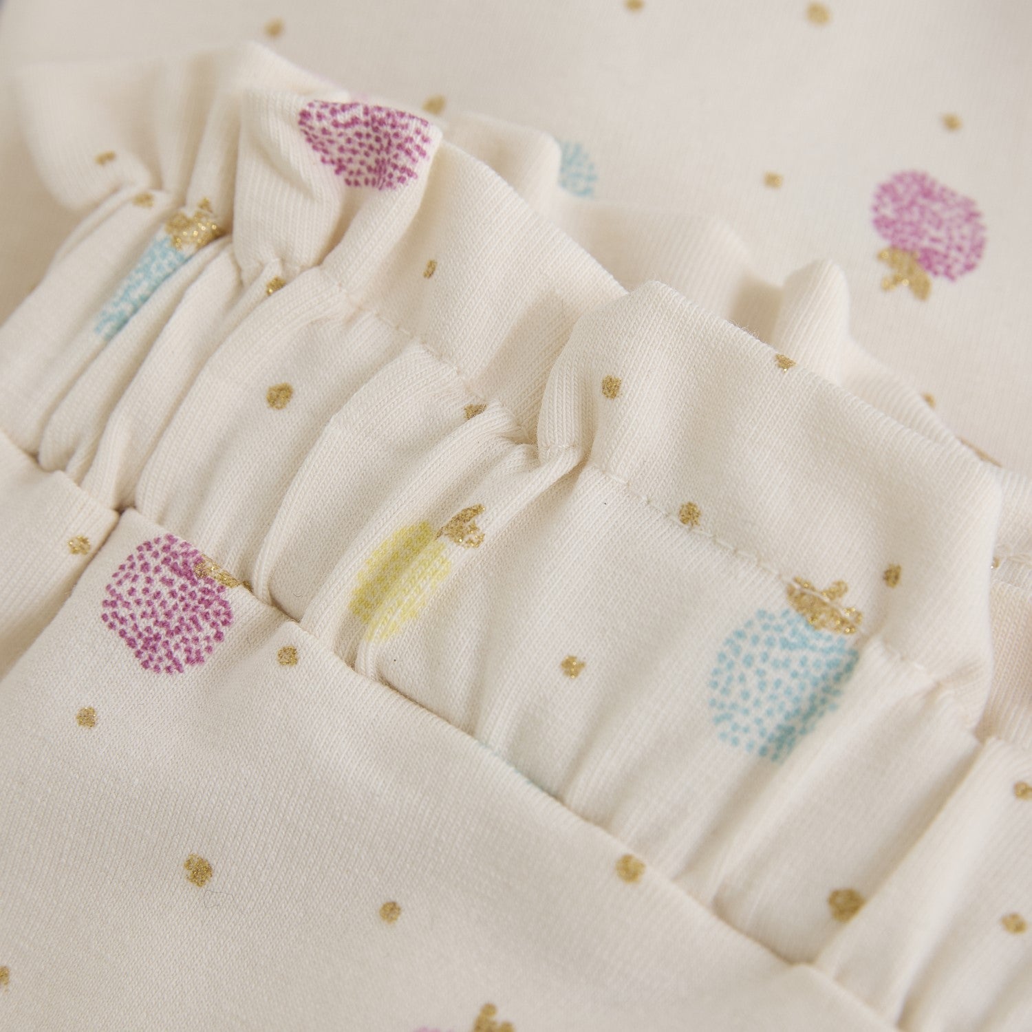 Baby Fruit Confetti Ruffle Legging Minymo
