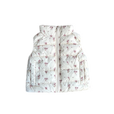 Kid Floral Puffer Vest Babysprouts