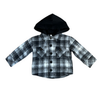 Kid Black Plaid Shacket Babysprouts