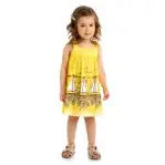 Toddler Sailboat Dress yellow milon