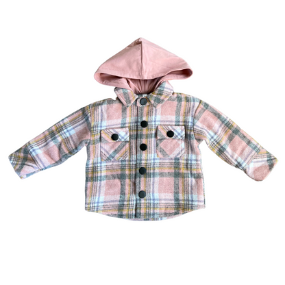 Pink Plaid Shacket