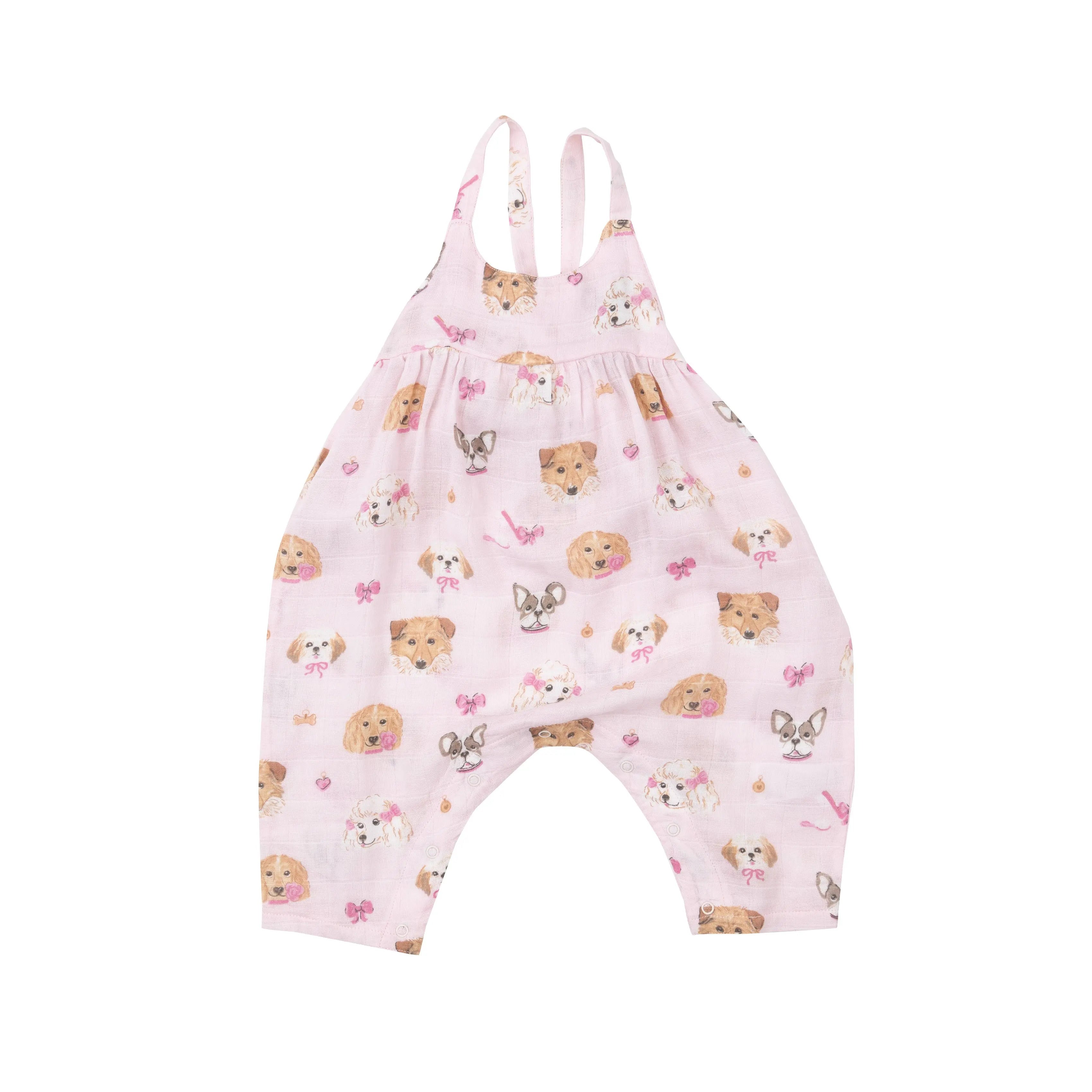 Baby Pink Doggie Romper Angel Dear