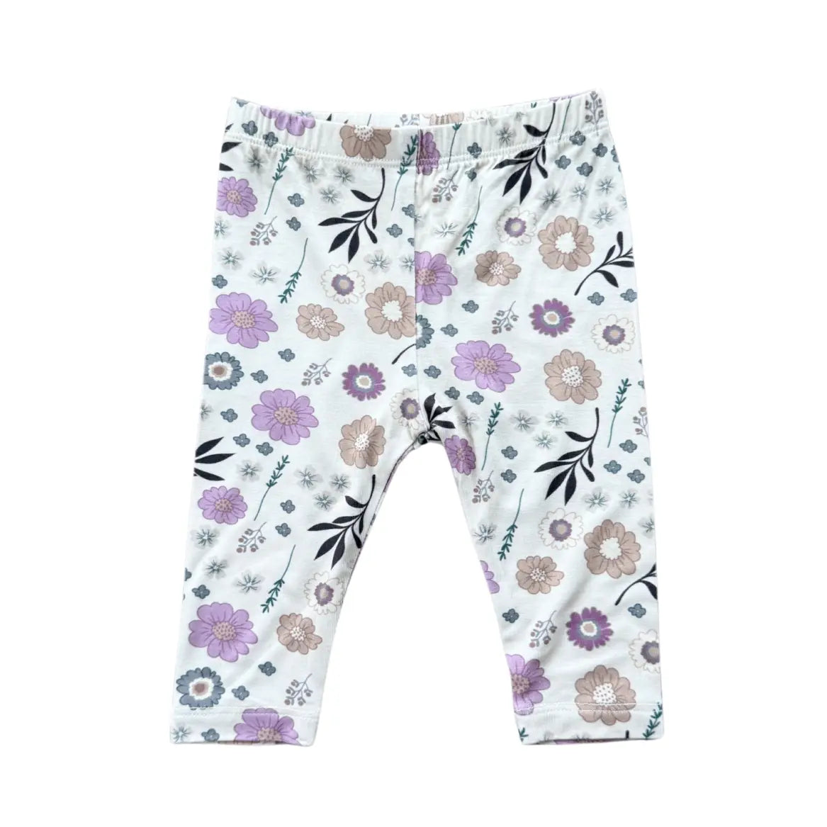 Kid Basic Leggings Winter Floral Baby Sproutd
