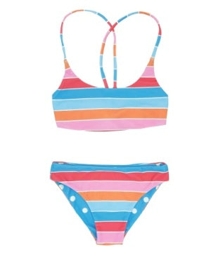 Toddler Waverly Reversible Bikini Feather 4 Arrow