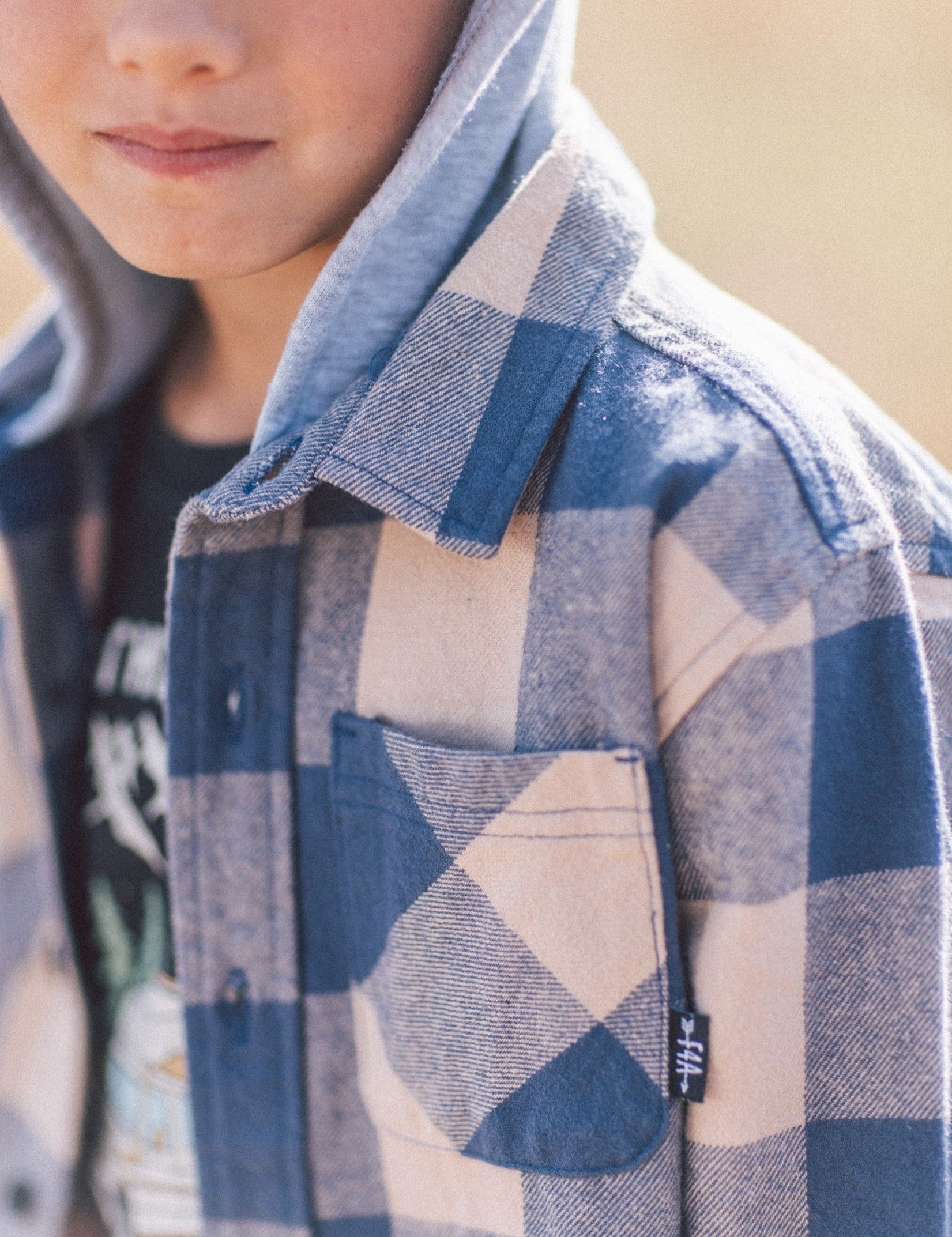 Toddler Upland Flannel Shacket Feather 4 Arrow