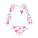 Kid Fun in The Sun Two-Piece Swimsuit Feather 4 Arrow