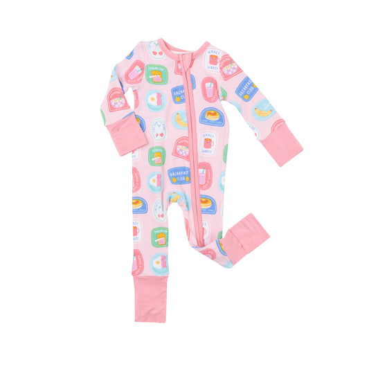 Pink Foodie Romper