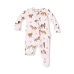 Baby 2-Way Zipper Ruffle Back Footie Angel Dear