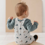 Baby Stormie Blue Long Sleeve Onesie Babysprouts